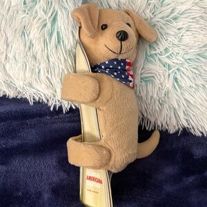 Wine Hugger with American Flag Bandana